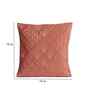 Maroon Velvet Embroidered 16X16 Inches 5Pcs Cushion Covers