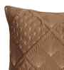 Brown Velvet Embroidered 16X16 Inches 5Pcs Cushion Covers