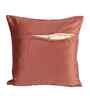 Maroon Velvet Embroidered 16X16 Inches 2Pcs Cushion Covers