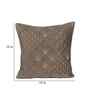 Grey Velvet Embroidered 16X16 Inches 2Pcs Cushion Covers