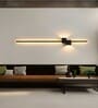Holden 600mm Linear Wall Light Black Body Dual Spot Tri-Color LED Modern Decorative Wall Lamp for Living Room Bedroom