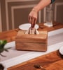 Holdn Fold Acacia Wood Tissue Paper Box
