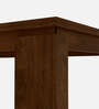 Holly Solid Wood 6 Seater Dining Table in Dark Brown Colour