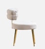 Hollywood Glam Velvet Lounge Chairs In Beige Colour