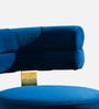 Hollywood Glam Velvet Lounge Chairs In Blue Colour