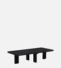 Holmes Solid Wood Coffee Table In Black Finish