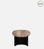 Holmes Solid Wood Coffee Table In Natural & Black Finish