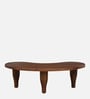 Holmes Solid Wood Coffee Table In Teak Finish