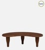 Holmes Solid Wood Coffee Table In Teak Finish