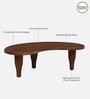 Holmes Solid Wood Coffee Table In Teak Finish