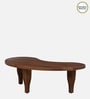 Holmes Solid Wood Coffee Table In Teak Finish