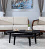 Holmes Solid Wood Nesting Coffee Table Set In Black Finish  (Set of 2)