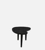 Holmes Solid Wood Nesting Coffee Table Set In Black Finish  (Set of 2)