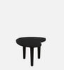 Holmes Solid Wood Nesting Coffee Table Set In Black Finish  (Set of 2)