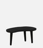Holmes Solid Wood Nesting Coffee Table Set In Black Finish  (Set of 2)