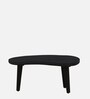 Holmes Solid Wood Nesting Coffee Table Set In Black Finish  (Set of 2)