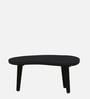 Holmes Solid Wood Nesting Coffee Table Set In Black Finish  (Set of 2)