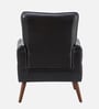 Holt Leatherette Lounge Chair In Black Colour