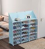Homa Collapsible Shoe Rack in Blue Colour