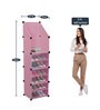 Homa Collapsible Shoe Rack in Pink Colour