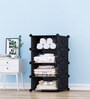 Homa Collapsible Shoe Rack in Black Colour