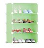 Homa Collapsible Shoe Rack in Green Colour