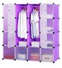 Homa Folding Wardrobe in Purple Colour