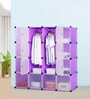 Homa Folding Wardrobe in Purple Colour