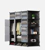 Homa Folding Wardrobe in Black Colour