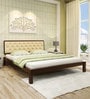 Venus Queen Bed in Brown Colour