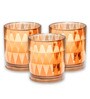 Gold Glass & Wax Decorative Candle