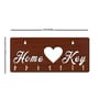 Home Brown Engineered Wood 7 Hooks Key Holder