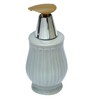 Grey Ceramic Counter Top Liquid Soap Dispenser