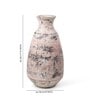 (1Pc) Pink & Grey Terracotta Decorative Vase For Room Decor Aesthetic