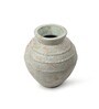 (1Pc) Sea Green & Brown Terracotta Flower Vase For Living Room Decor
