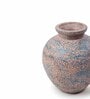 (1Pc) Pink & Blue Terracotta Decorative Vase For Home Decor
