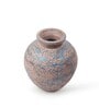 (1Pc) Pink & Blue Terracotta Decorative Vase For Home Decor