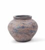 (1Pc) Pink & Blue Terracotta Decorative Vase For Room Decor Aesthetic