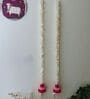 Home Entrance Pink Cotton Toran