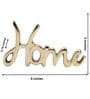 Home Gold Aluminium Showpiece