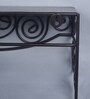 Metal Fixed Bracket Wall Shelf in Brown Colour in Brown Colour