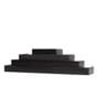 Home Sparkle Black Shelf Set Of 4