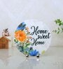 Home Sweet Home Multicolour Marble Showpiece