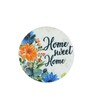 Home Sweet Home White Marble Wall Art