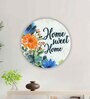 Home Sweet Home White Marble Wall Art