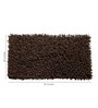 Brown Solid Cotton 32x20 Inches Max Absorbant Bath Mat