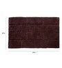 Brown Abstract Cotton 32x20 Inches Max Absorbant Bath Mat