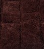 Brown Abstract Cotton 32x20 Inches Max Absorbant Bath Mat
