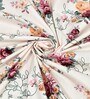 Green Floral 144 TC Cotton King Size  King Size Bedsheet With 2 Pillow Cover