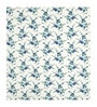 Blue Floral 144 TC Cotton King Size  King Size Bedsheet With 2 Pillow Cover